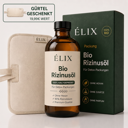 Detox-Pack mit Rizinusöl