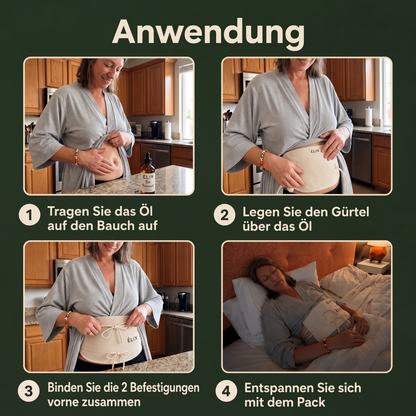 Detox-Pack mit Rizinusöl